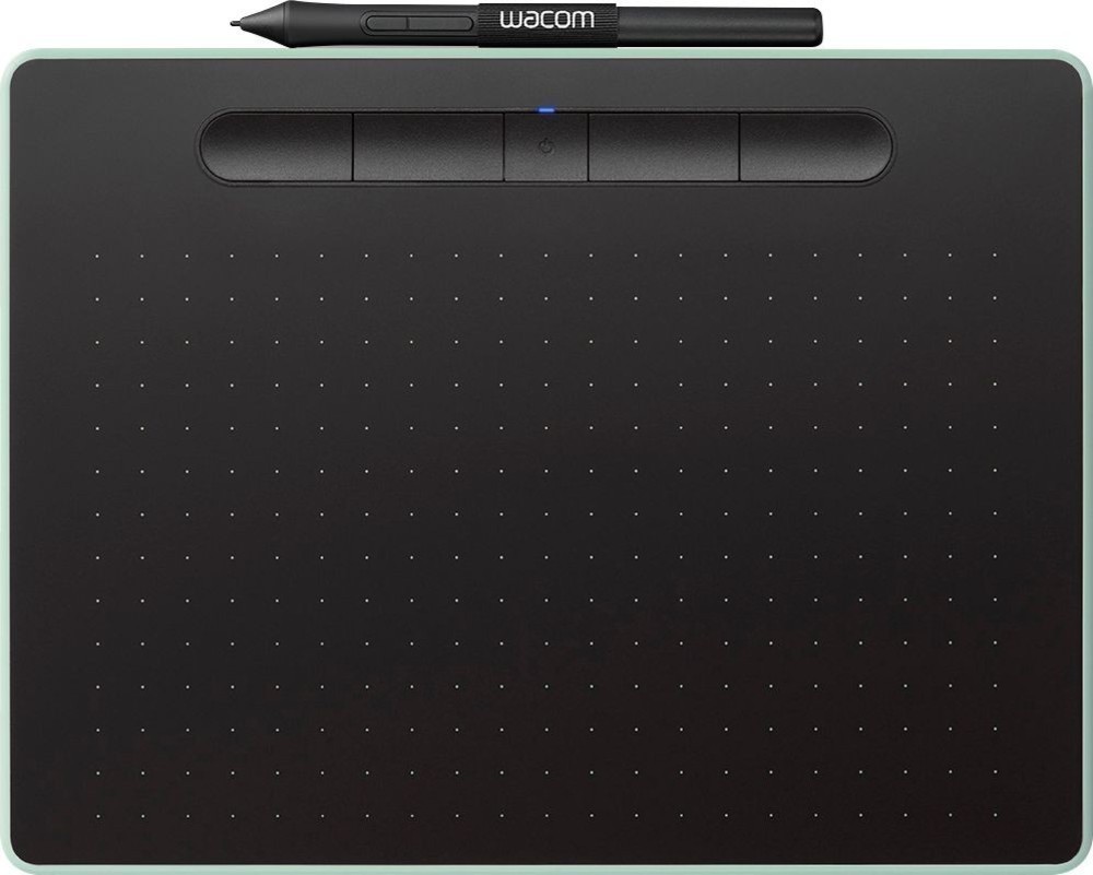 Tableta Grafica Wacom Intuos S Bluetooth Pistachio (CTL4100WLE0) - Mesajil