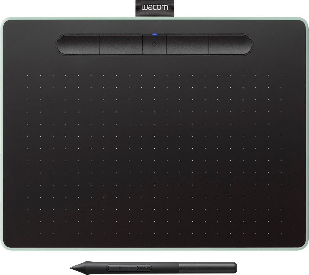 Pistachio UCTL6100WLE0 ... 10.4" x 7.8" Wacom Intuos Wireless Graphics Tablet 