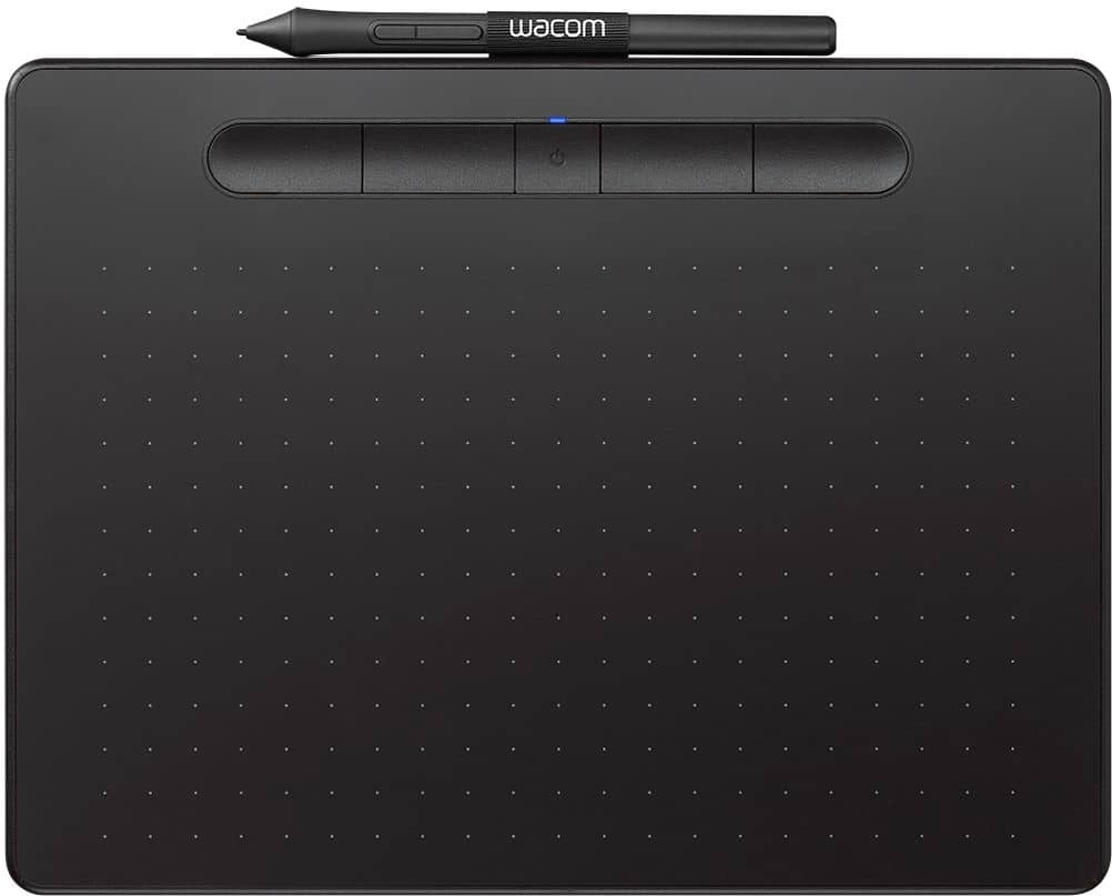 Alt View 11. Wacom - Intuos Graphic Drawing Tablet for Mac, PC, Chromebook & Android (Medium) with Software Included (Wireless) - Black.