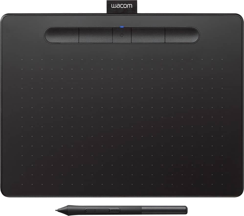 Alt View 13. Wacom - Intuos Graphic Drawing Tablet for Mac, PC, Chromebook & Android (Medium) with Software Included (Wireless) - Black.