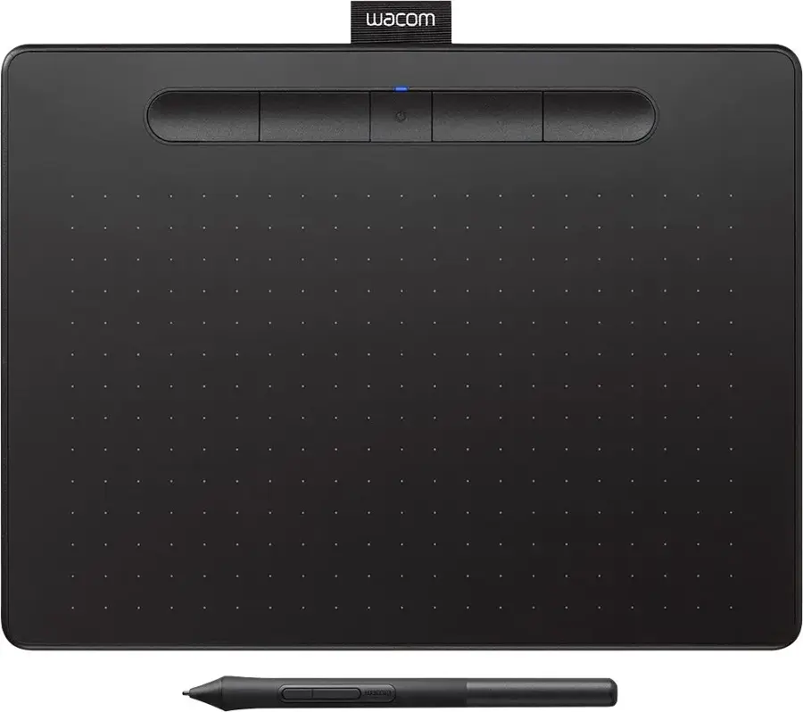Alt View 13. Wacom - Intuos Graphic Drawing Tablet for Mac, PC, Chromebook & Android (Medium) with Software Included (Wireless) - Black.