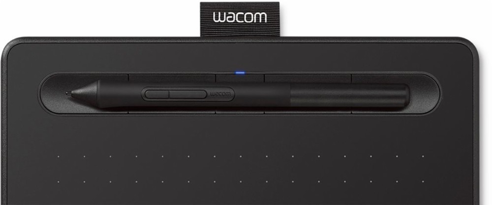 Back View: Wacom - Intuos Graphic Drawing Tablet for Mac, PC, Chromebook & Android (Small) with Software Included (Wireless) - Black