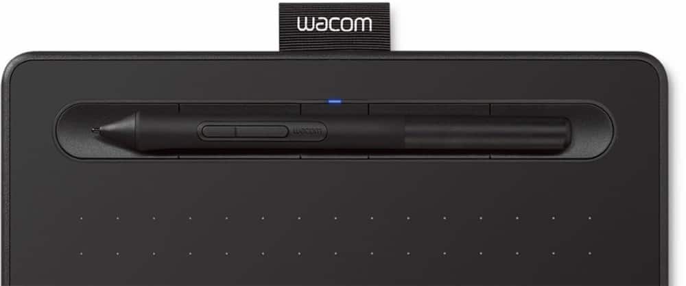 Back. Wacom - Intuos Graphic Drawing Tablet for Mac, PC, Chromebook & Android (Small) with Software Included (Wireless) - Black.