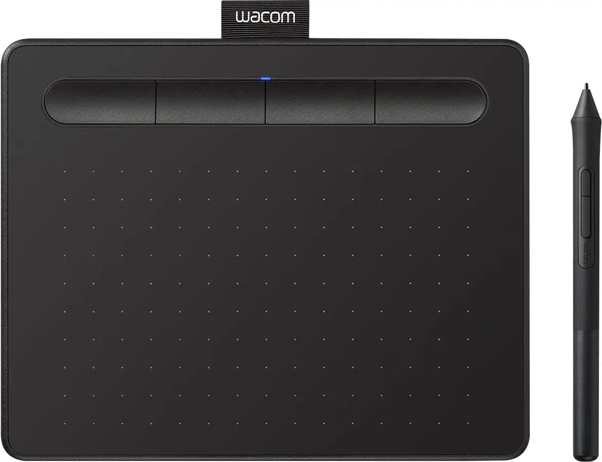 Wacom - Intuos Graphic Drawing Tablet for Mac, PC, Chromebook & Android (Small) with Software Included - Black