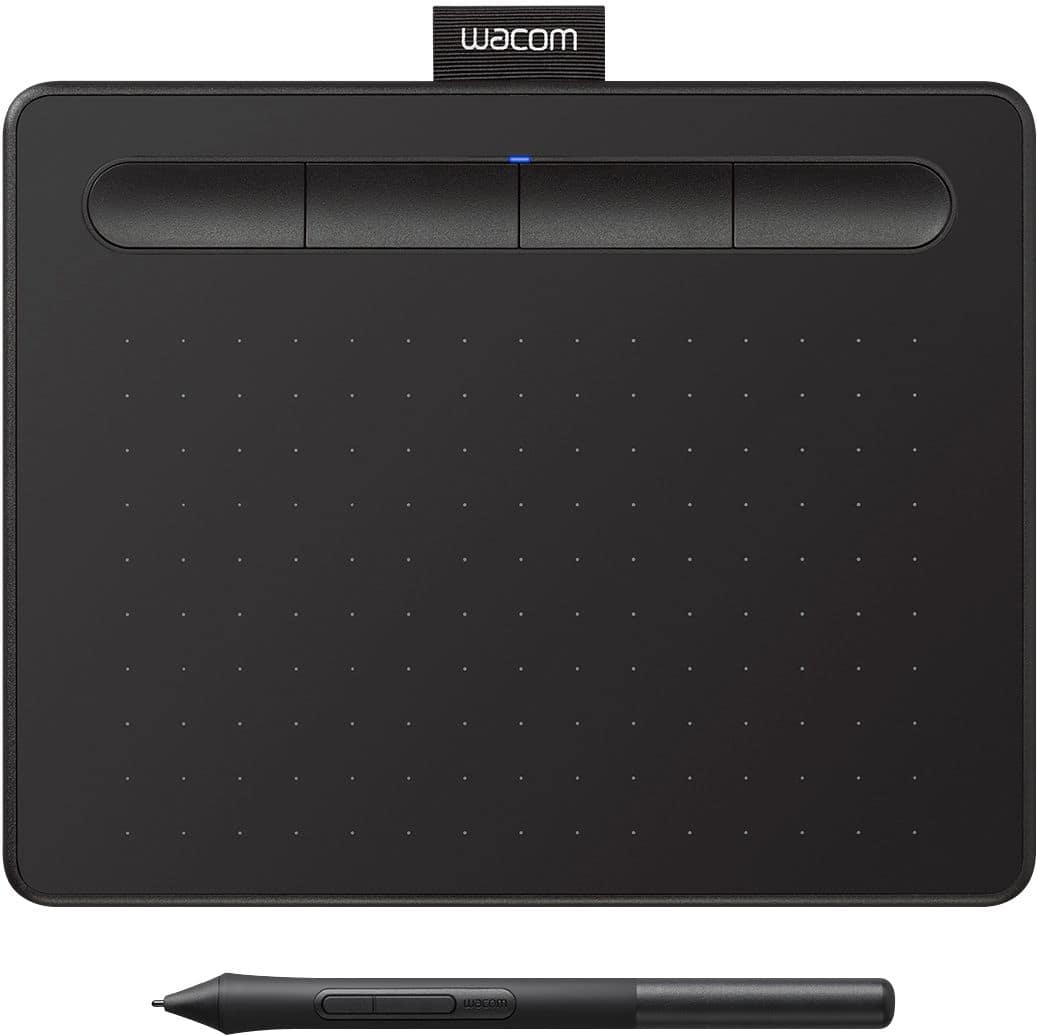 Alt View 13. Wacom - Intuos Graphic Drawing Tablet for Mac, PC, Chromebook & Android (Small) with Software Included - Black.