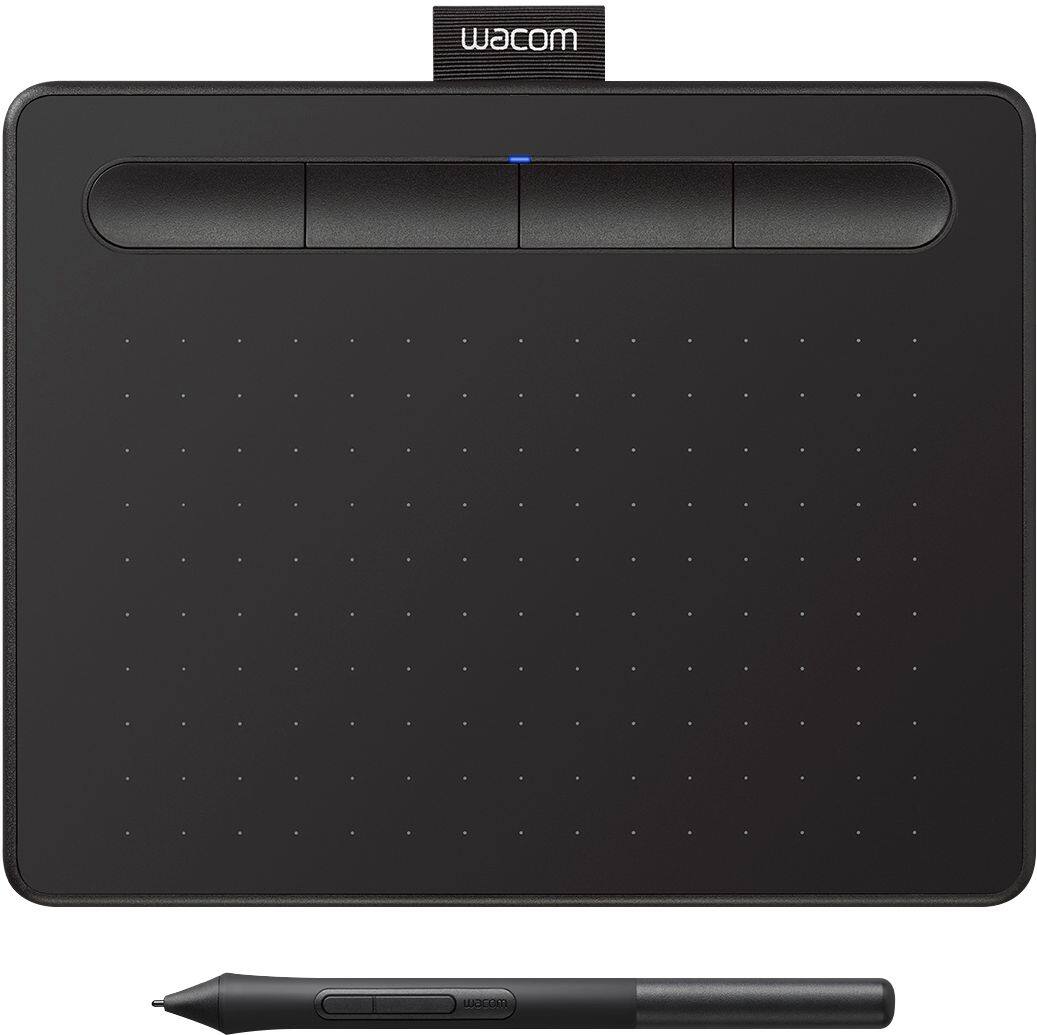Alt View 13. Wacom - Intuos Graphic Drawing Tablet for Mac, PC, Chromebook & Android (Small) with Software Included - Black.