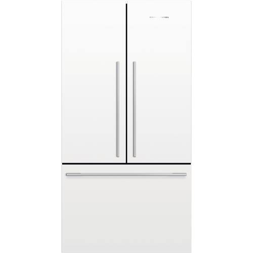 Fisher & Paykel - ActiveSmart 20.1 Cu. Ft. French Door Counter-Depth Refrigerator - White - Front_Standard
