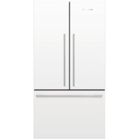 Fisher & Paykel - ActiveSmart 20.1 Cu. Ft. French Door Counter-Depth Refrigerator - White - Front_Zoom