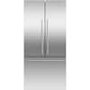 Front. Fisher & Paykel - ActiveSmart 16.9 Cu. Ft. French Door Counter-Depth Refrigerator - Stainless Steel.