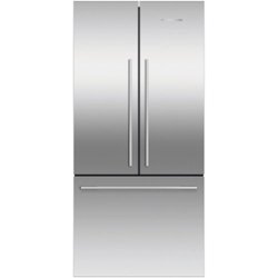 Fisher & Paykel - ActiveSmart 16.9 Cu. Ft. French Door Counter-Depth Refrigerator - Stainless steel - Front_Zoom