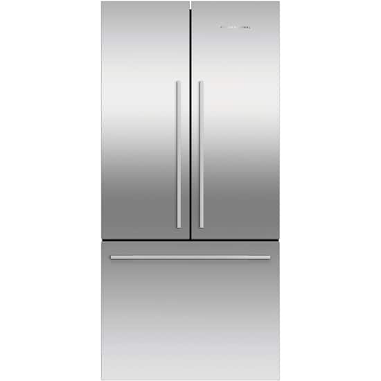 Fisher Paykel Activesmart 16 9 Cu Ft French Door Counter Depth Refrigerator Ezkleen Stainless Steel Rf170adx4 N Best Buy