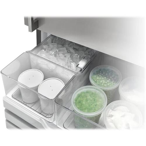 Alt View 16. Fisher & Paykel - ActiveSmart 16.9 Cu. Ft. French Door Counter-Depth Refrigerator - Stainless Steel.