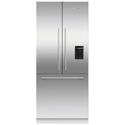 Fisher & Paykel - ActiveSmart 16.8 Cu. Ft. French Door Built - In Refrigerator - White