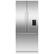 Front. Fisher & Paykel - ActiveSmart 16.8 Cu. Ft. French Door Built-In Refrigerator - White.