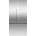 Fisher & Paykel - ActiveSmart 20.1 Cu. Ft. French Door Counter-Depth Refrigerator - Ezkleen Stainless Steel - Front_Standard