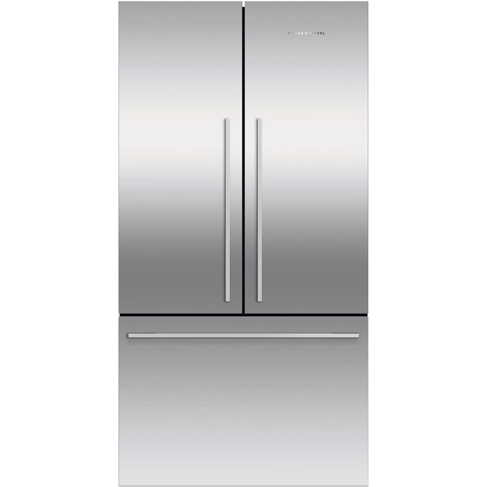 Fisher & Paykel - ActiveSmart 20.1 Cu. Ft. French Door Counter-Depth Refrigerator - Stainless Steel - Front_Zoom