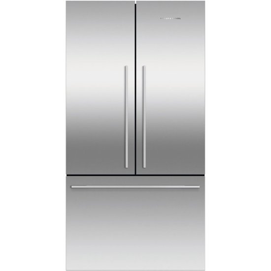 Fisher Paykel Activesmart 20 1 Cu Ft French Door Counter Depth Refrigerator Ezkleen Stainless Steel Rf201adx5 N Best Buy