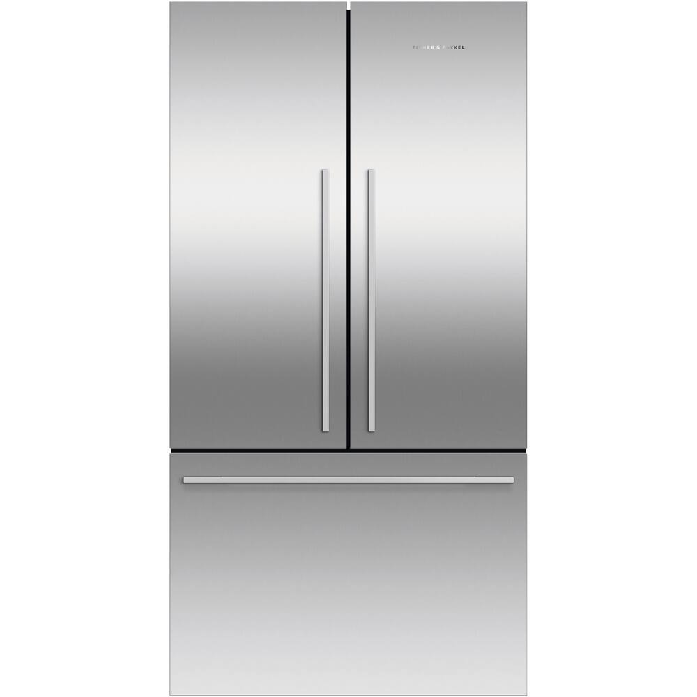 Fisher & Paykel - ActiveSmart 20.1 Cu. Ft. French Door Counter-Depth Refrigerator - Stainless Steel