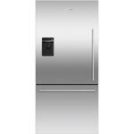 Fisher & Paykel - ActiveSmart 17.1 Cu. Ft. Bottom-Freezer Counter-Depth Refrigerator - Ezkleen Stainless Steel - Front_Standard