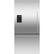 Front. Fisher & Paykel - ActiveSmart 17.1 Cu. Ft. Bottom-Freezer Counter-Depth Refrigerator - Stainless Steel.