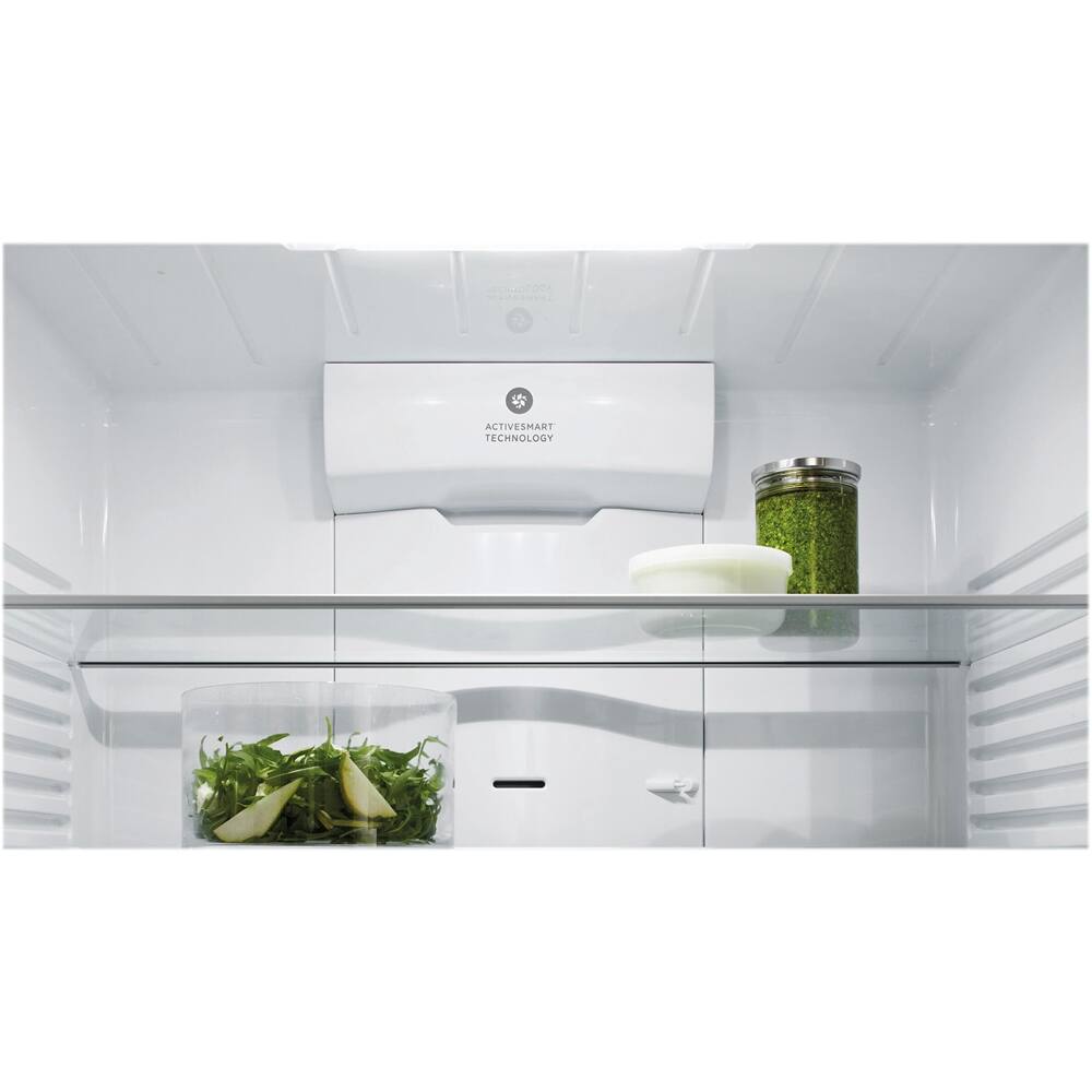 Alt View 13. Fisher & Paykel - ActiveSmart 17.1 Cu. Ft. Bottom-Freezer Counter-Depth Refrigerator - Stainless Steel.