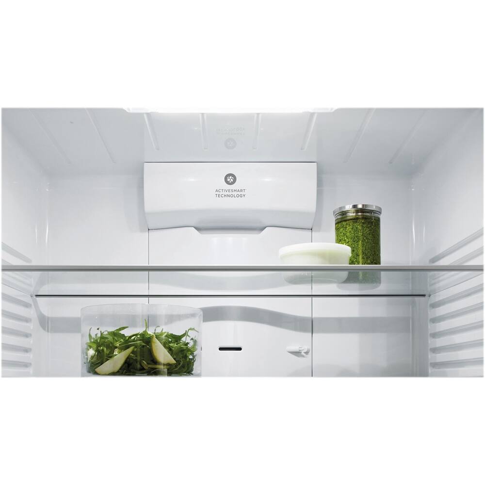 Alt View 12. Fisher & Paykel - ActiveSmart 13.4 Cu. Ft. Bottom-Freezer Counter-Depth Refrigerator - Stainless Steel.