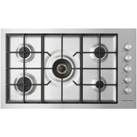 Fisher & Paykel - 35.5" Gas Cooktop - Stainless steel - Front_Zoom