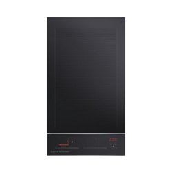 Fisher & Paykel - 12" Electric Induction Cooktop - Black - Front_Zoom