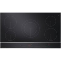 Fisher & Paykel - 36" Electric Induction Cooktop - Black - Front_Zoom