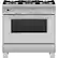 Front. Fisher & Paykel - 4.9 Cu. Ft. Self-Cleaning Freestanding Dual Fuel Convection Range - Stainless Steel.
