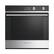 Front. Fisher & Paykel - 23.5" Built-In Single Electric Convection Wall Oven - Stainless Steel/Black Glass.