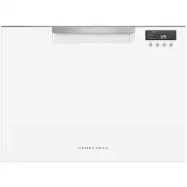Fisher & Paykel - 24" Front Control Built-In Dishwasher - White