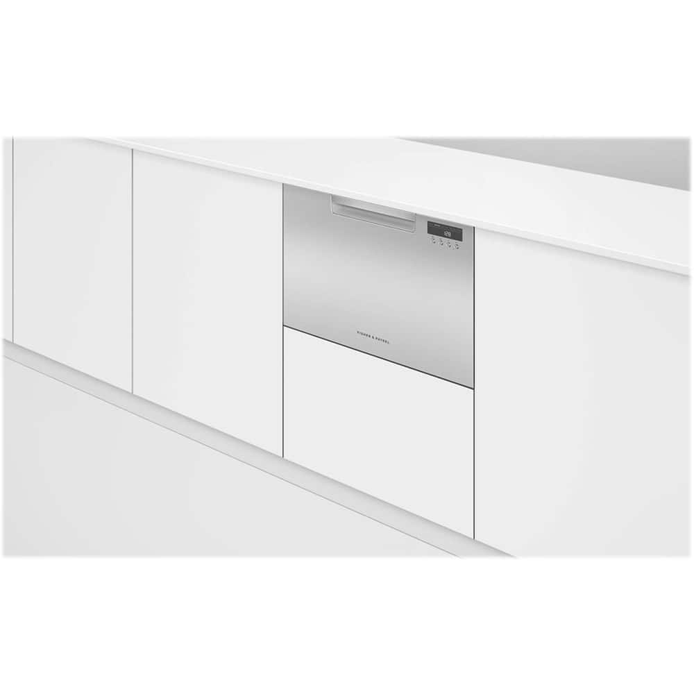 Alt View 11. Fisher & Paykel - 24" Front Control Built-In Dishwasher - Stainless Steel.