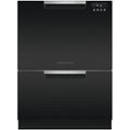 Fisher & Paykel - 24" Front Control Built-In Dishwasher - Black