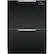 Front. Fisher & Paykel - 24" Front Control Built-In Dishwasher - Black.