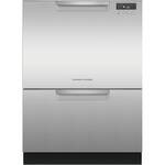 Fisher & Paykel - 24" Front Control Built-In Dishwasher - Ezkleen Stainless Steel - Front_Standard