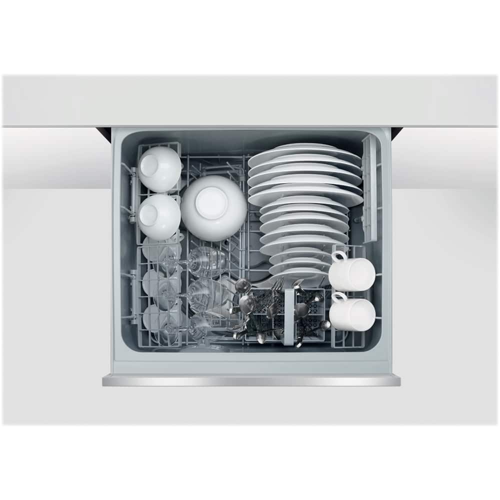 Alt View 11. Fisher & Paykel - 24" Front Control Built-In Dishwasher - Stainless Steel.