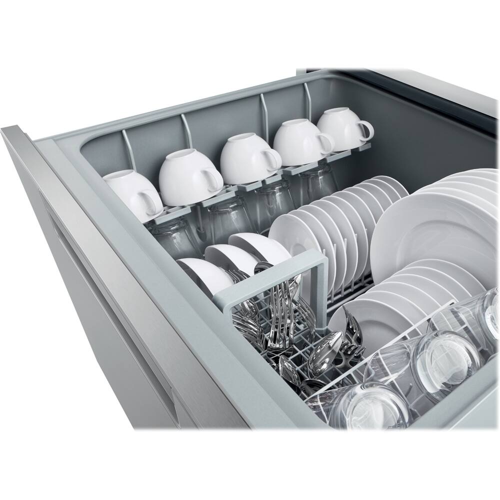 Alt View 14. Fisher & Paykel - 24" Front Control Built-In Dishwasher - Stainless Steel.