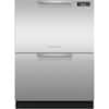 Front. Fisher & Paykel - 24" Front Control Built-In Dishwasher - Stainless Steel.