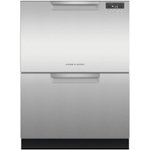 Front Zoom. Fisher & Paykel - 24" Front Control Built-In Dishwasher - Stainless Steel.