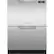 Front. Fisher & Paykel - 24" Front Control Built-In Dishwasher - Stainless Steel.