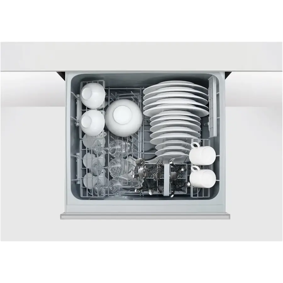 Alt View 13. Fisher & Paykel - 24" Front Control Built-In Dishwasher - Stainless Steel.