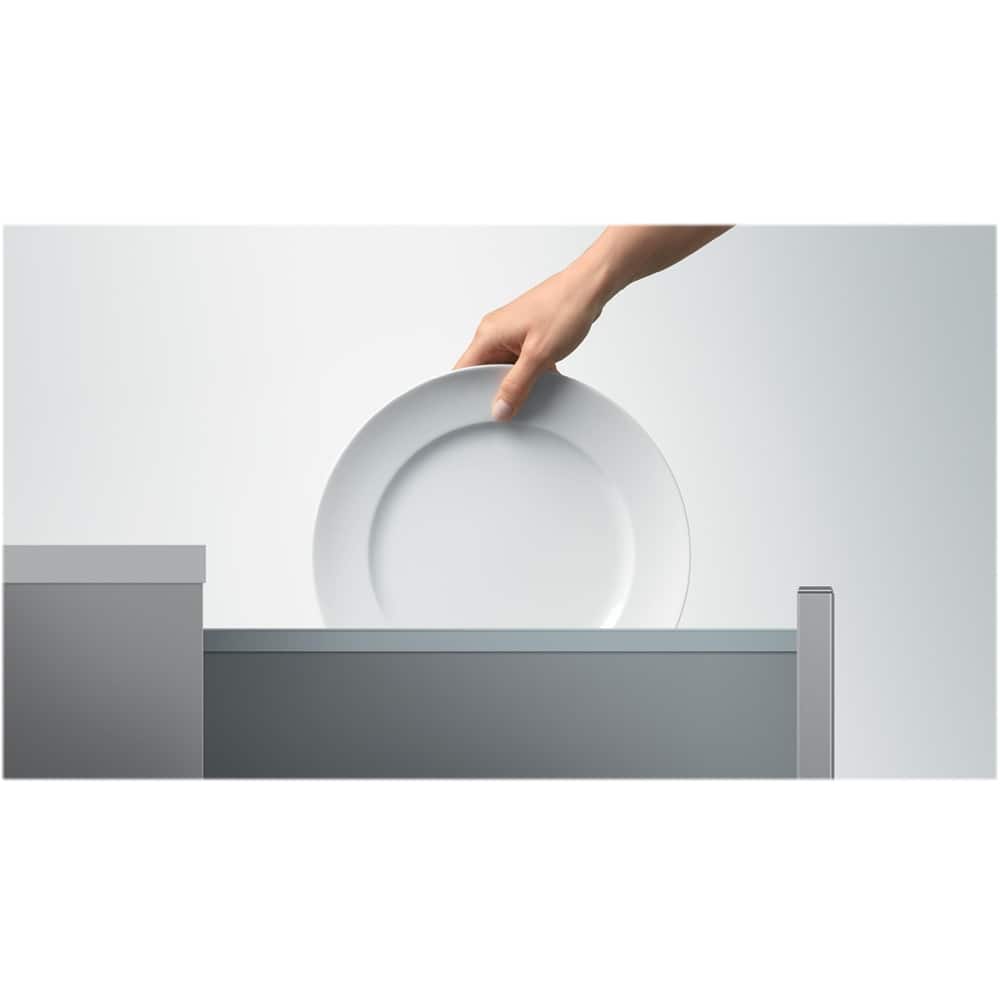 Left. Fisher & Paykel - 24" Front Control Built-In Dishwasher - Stainless Steel.