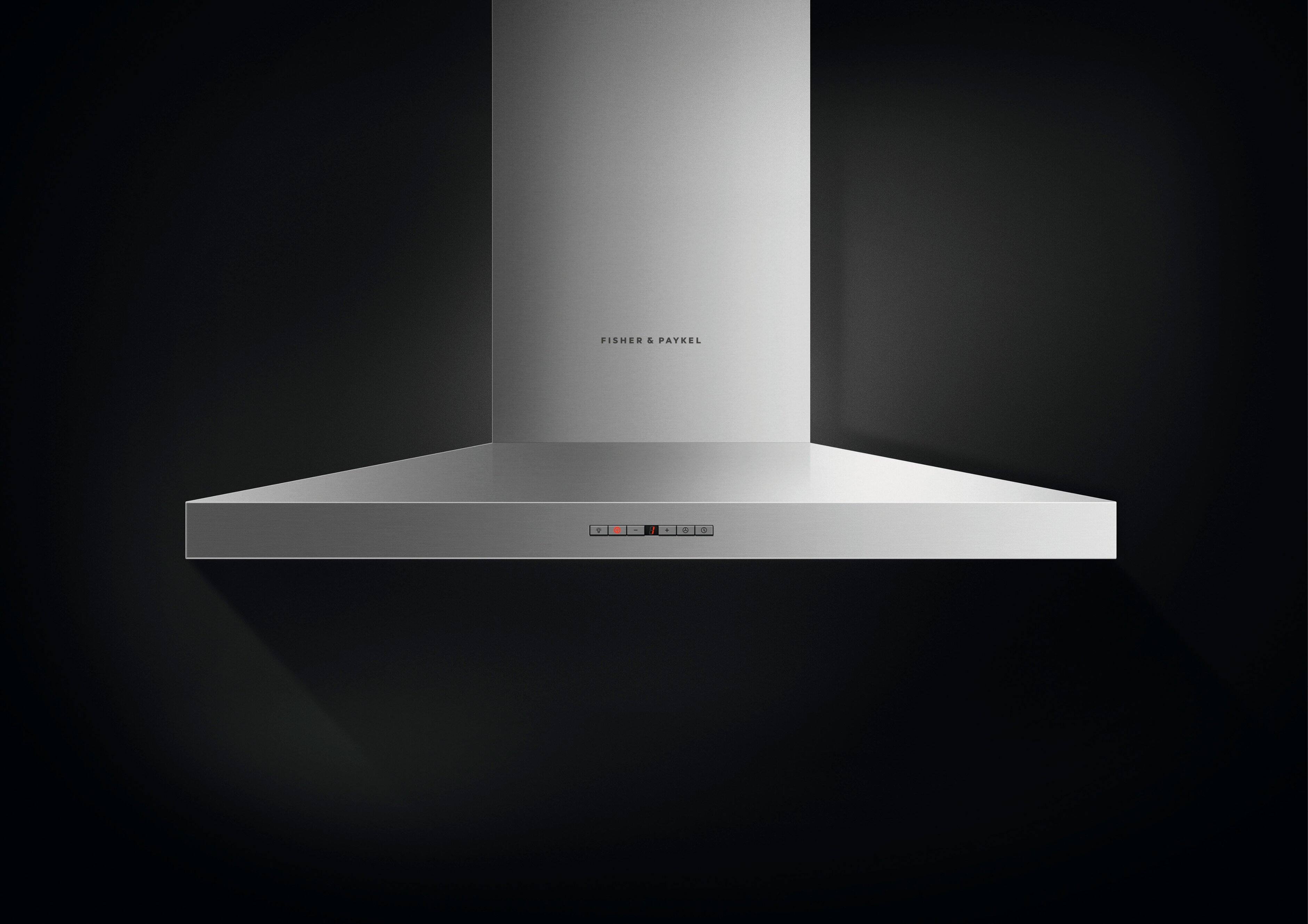 Alt View 14. Fisher & Paykel - 36" Convertible Range Hood - Stainless steel.