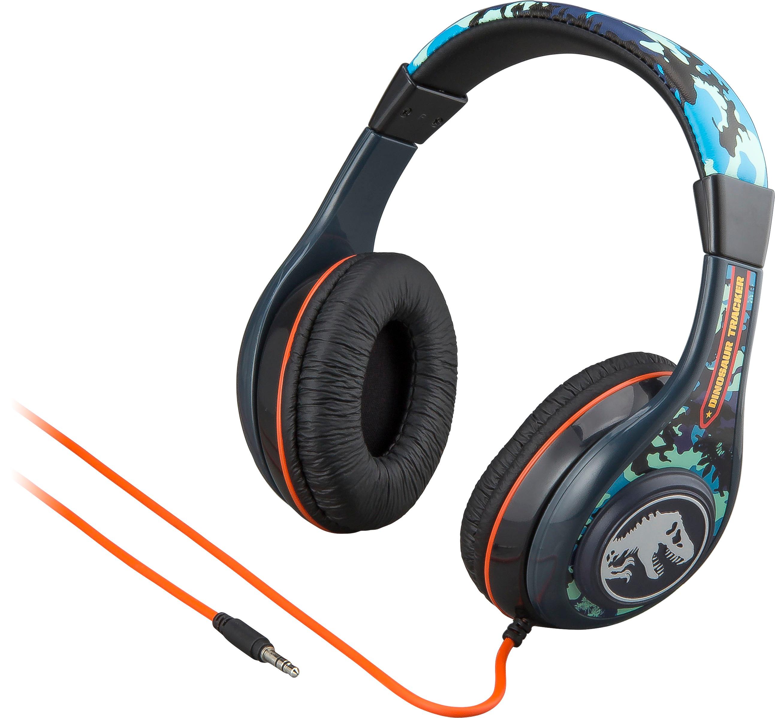 Left View: eKids - Frozen II Wired Headphones - light blue