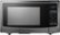 Front Zoom. Insignia™ - 1.1 Cu. Ft. Microwave - Black stainless steel.