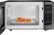 Alt View Zoom 12. Insignia™ - 1.1 Cu. Ft. Microwave - Black stainless steel.