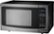 Left Zoom. Insignia™ - 1.1 Cu. Ft. Microwave - Black stainless steel.