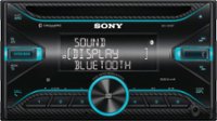 Front Zoom. Sony - Built-in Bluetooth - In-Dash CD/DM Receiver - Black.