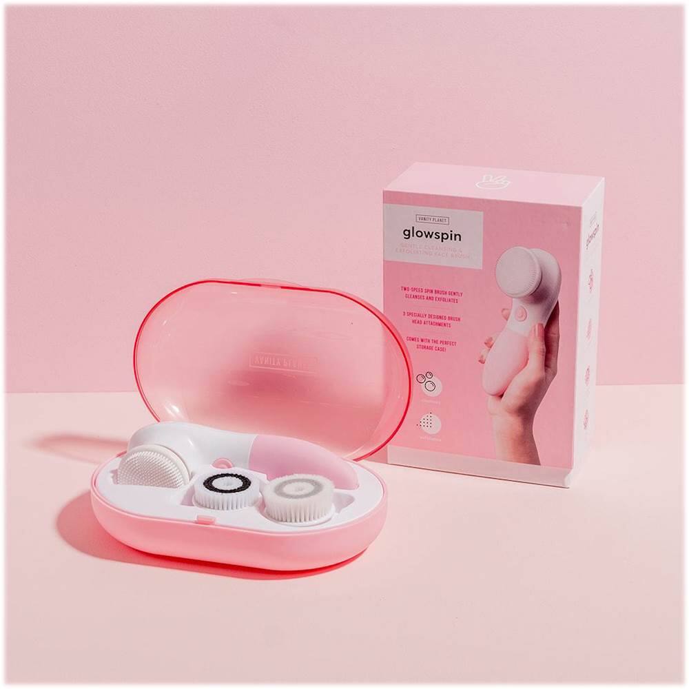 Alt View 16. Vanity Planet - Glowspin Facial Brush - Pucker-Up Pink.